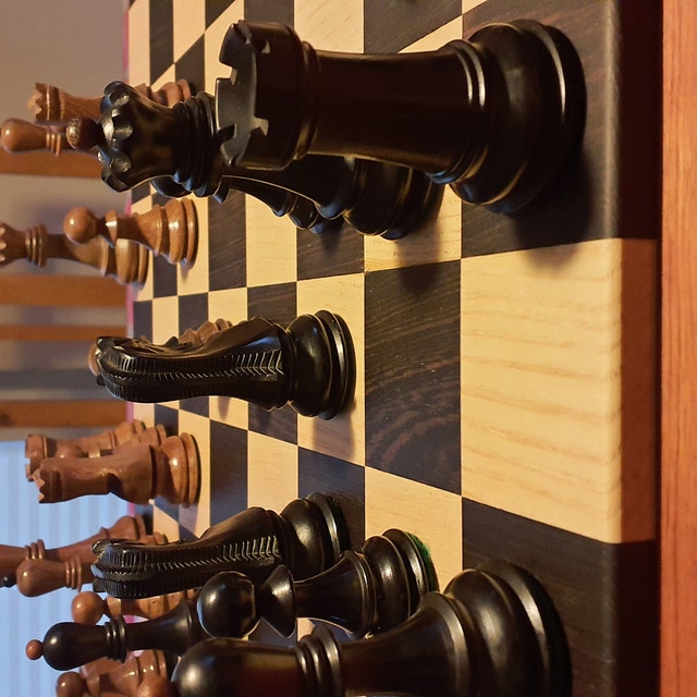 Wooden Chess Board Only Solid Rosewood Wenge Chestnut 