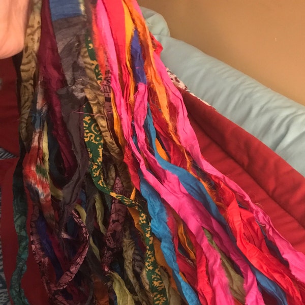 Persian Ribbon Stunning Extra Wide Persian Bazaar Recycled Sari Silk Ribbon 5 - 10 ...