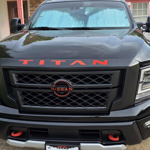 Nissan Titan Grill Decal 2023