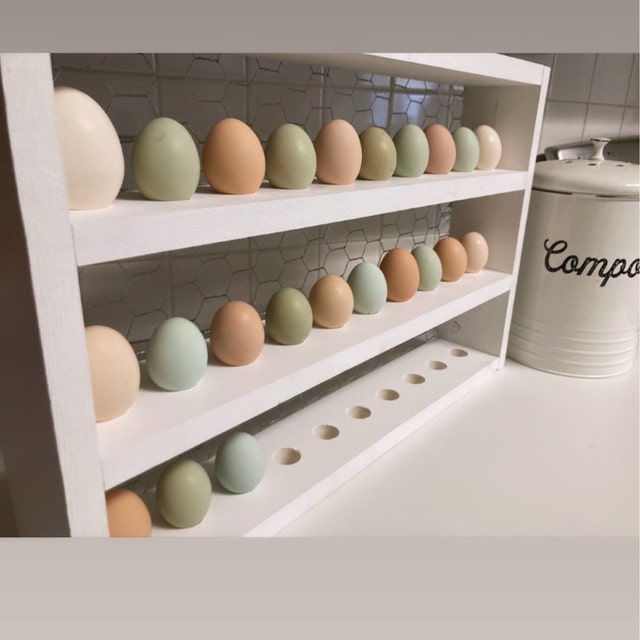 Countertop Egg Holder, Egg Holder, Egg Rack, Original Wood Egg Holder,  Custom Egg Holder, Egg Storage, Egg Display, Kitchen Rack, Wooden Egg -  .de