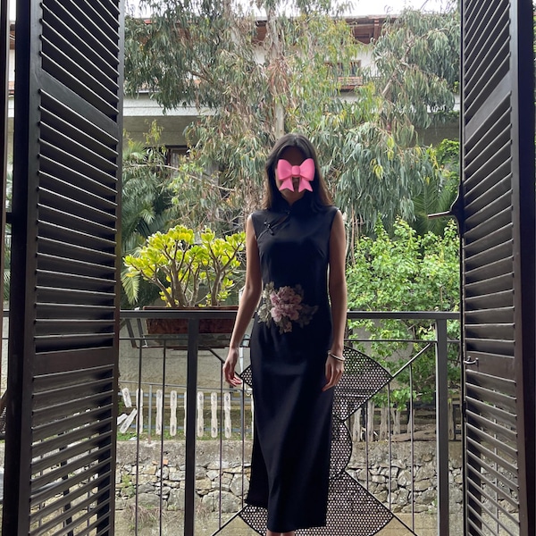 Tencel Wool Cheongsam Button Women Coat