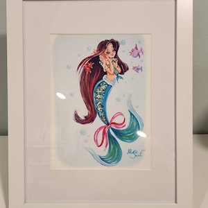 Mermaid Bubbles Bath Print - Etsy