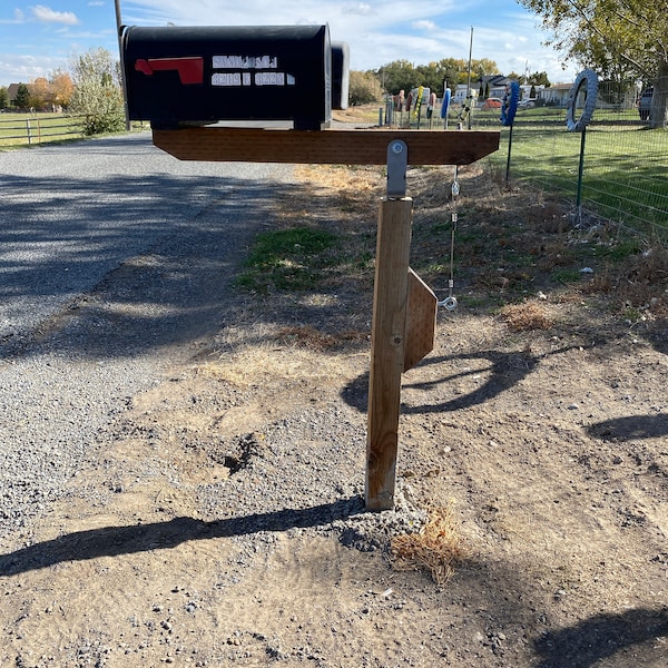 Mailbox Post Hardware Snowplow Resistant Mailbox Post Hardware Kit - Postal Pivot - Standard ...