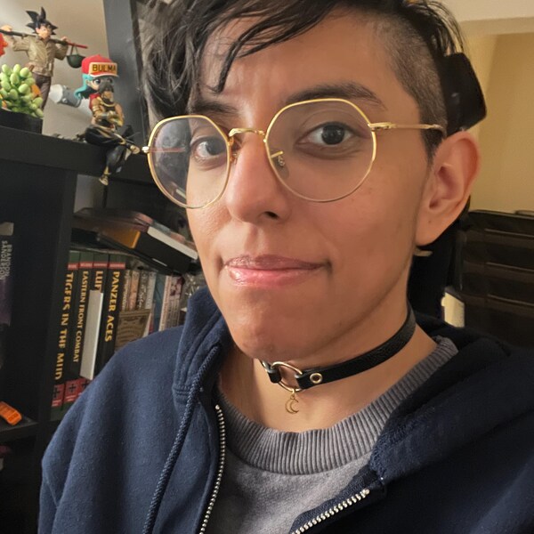 Choker Gotico In Pelle Con Cuore - Collana Gioiello Punk Harajuku - Regalo Per Ragazze E Ragazzi - 4