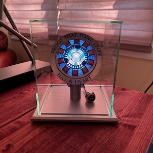 Iron Man Arc Reactor Model Lamp Tony Stark MK 1 Heart 1/1 Scale Prop ...