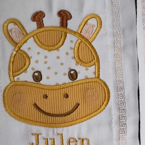 Giraffe Machine Embroidery Applique Design, Cute Giraffe Face ...