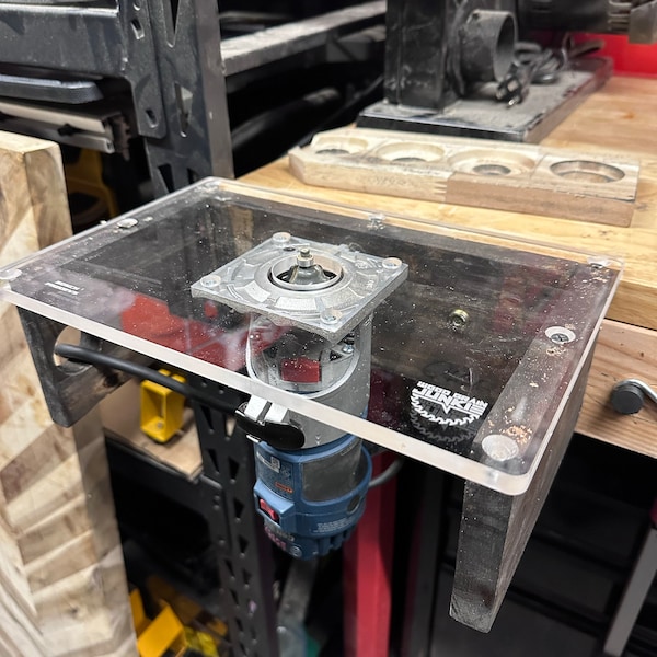 Trim Router Table for Popular Compact Routers: Fits Dewalt, Bosch ...