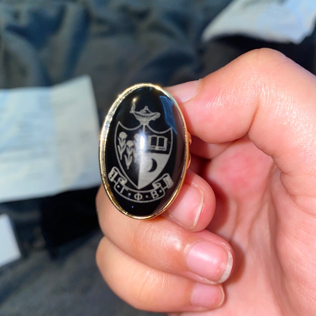 Gamma Phi Beta Duchess Ring / 14k Gold Plated Brass