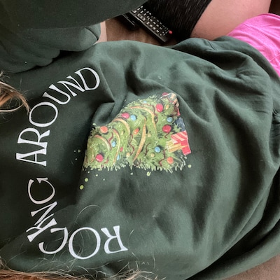 Merry And Bright Holidays Christmas Trees Sweatshirt