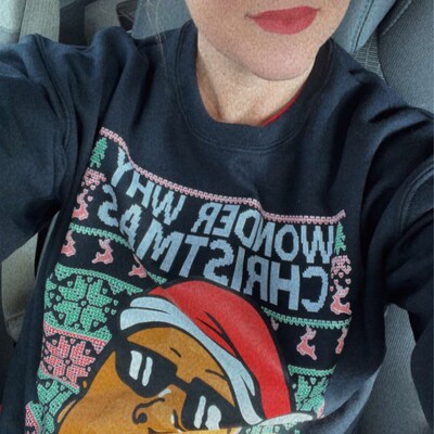 Oncoast Wonder Why Christmas Missed Us Biggie Ugly Christmas Sweater ...