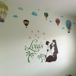 Train Locomotive Wall Decal - Vinyl Sticker For Nursery, Kids Room, Living Room Decor