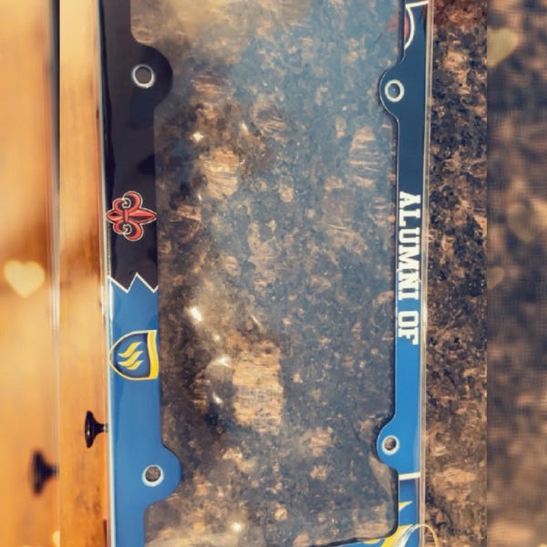 Alabama Purple Heart Combat Wounded Metal License Plate. 5BC | #2072092332
