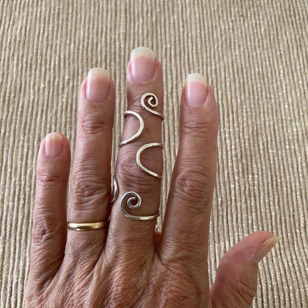 EDS Finger Splint Sterling Silver 925 for Both Joints Adjustable - Etsy