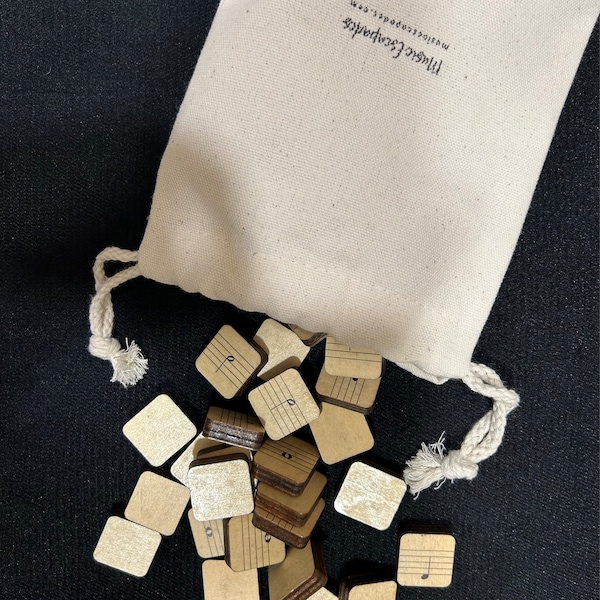 Sight Reading Music Note Tiles for Music Lessons - Etsy