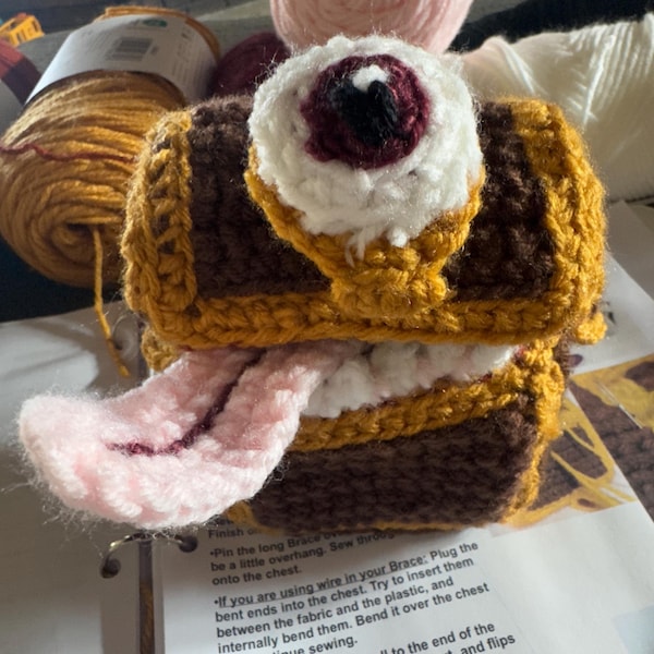 Mimic Chest Crochet Amigurumi Pattern - Etsy
