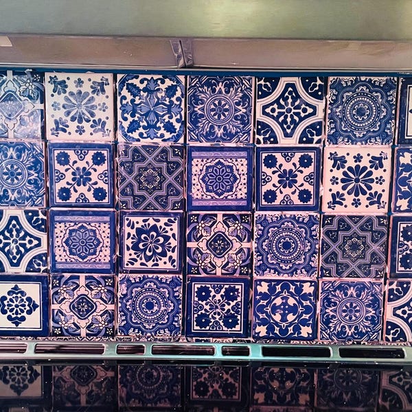 Handmade Mexican Talavera Clay Tile – 4x4 Folk Art, Handpainted For Backsplash & Walls