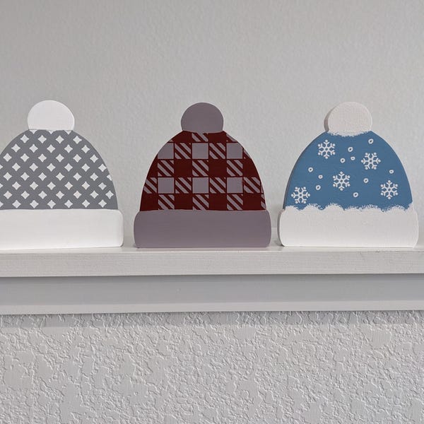 5 Unfinished Wood Flower Cutouts / DIY Spring Decor / DIY Tiered Tray ...