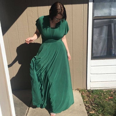 Emerald Green Bridesmaid Dress Emerald Green Infinity Dress - Etsy