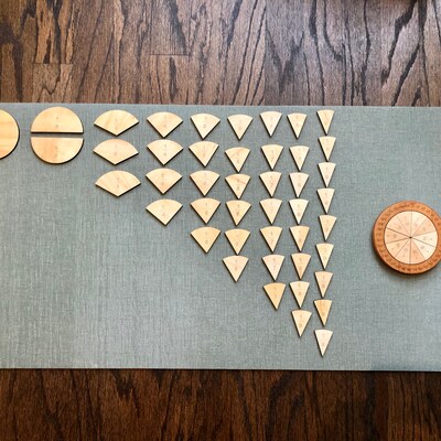 Fractions Learning Kit Fraction Circles Fraction Kit, Fraction to ...