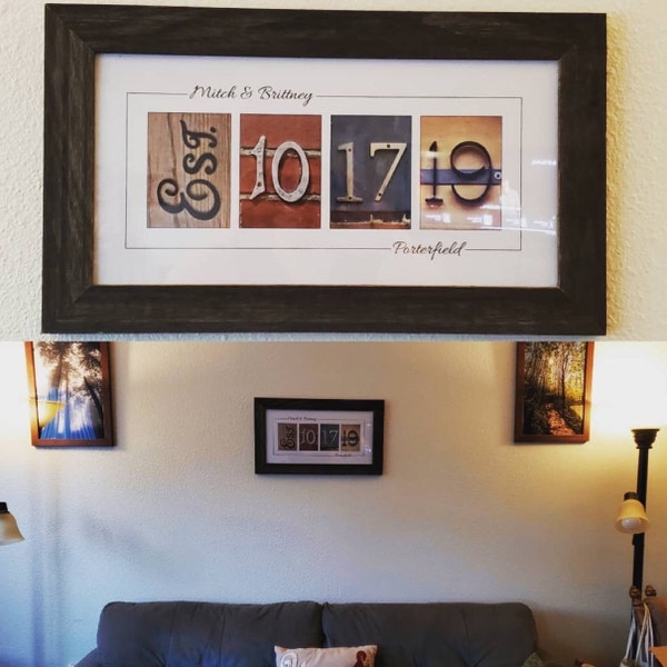 Custom Wedding Gift, Personalized Wedding Sign, Wedding Gift for Couple ...