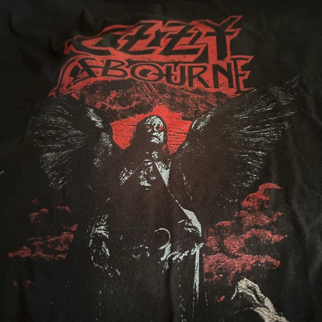 Ozzy Osbourne Angel Wings T-Shirt Nero S