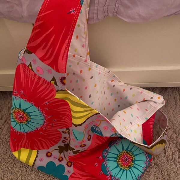 Grocery Bag PDF Sewing Pattern (Digital Delivery): Beginner friendly ...