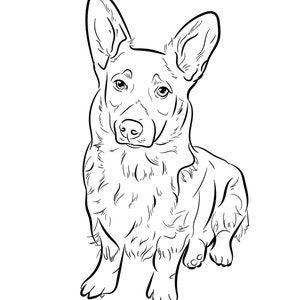Dog Svg Bundle125 Dog Drawing Svg Tattoo Line Drawing DXF - Etsy