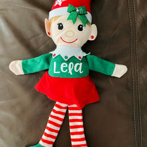 Personalized Elf-christmas Elf-custom Elf-plush Christmas Elf-elf ...