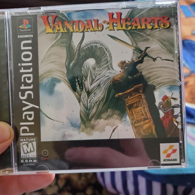 Jeu PS1 Vandal Hearts - Konami - RPG Pal - Version Loose (boîte Non Incluse) - Bon état