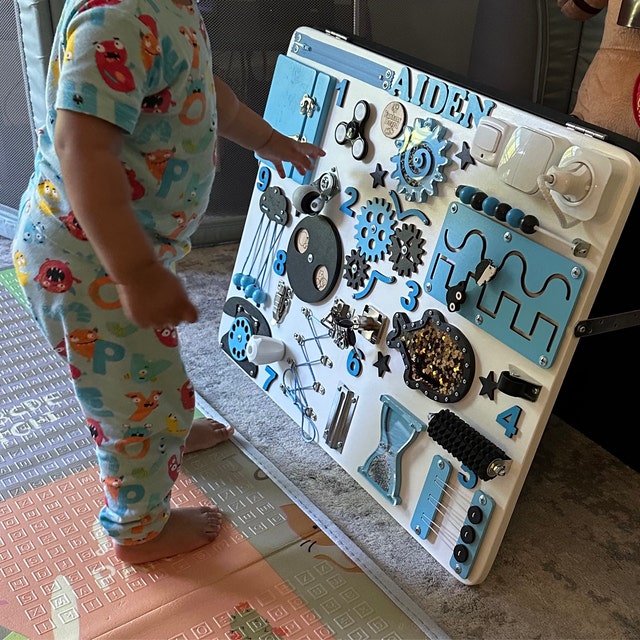 Sensorik Spielzeug Activity Board Silikon Spiel Sil Produktbild-Vorschau 3
