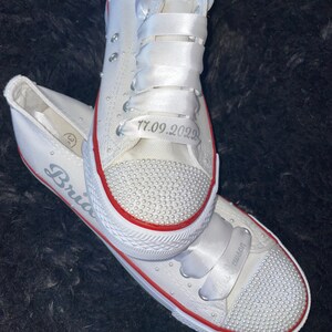 personalised wedding pumps
