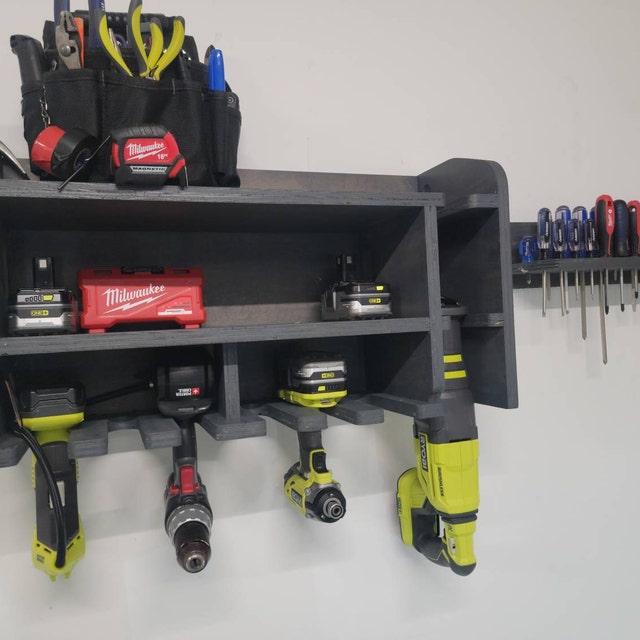 Wall Mounted No-Drill Shelf Storage Organizer – Shock Cool