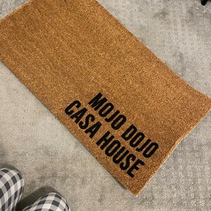 Mojo Dojo Casa House, Funny Movie Doormat, Kenough Welcome Door Mat, New  Home Gi