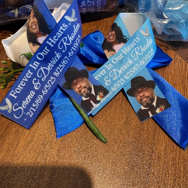 Memorial Ribbon, Personal Memorial Ribbons, Awareness Robbins, Custom ...