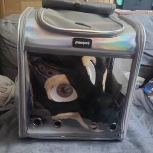 Fursuit Head Carrier Backpack Transparent Breathable Travel