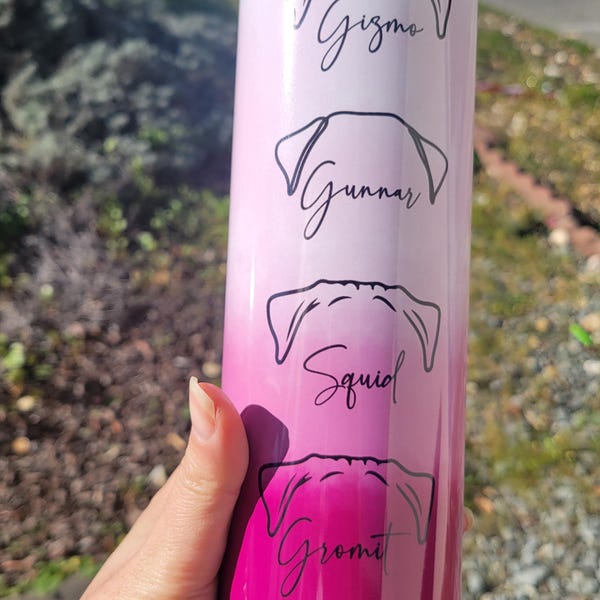 Such A Dog Dad - Personalized Custom Tumbler