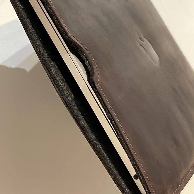 Custom Genuine Leather MacBook Air & Pro Sleeve 13