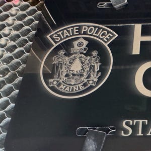 Maine State Police Badge Vector Art - Etsy
