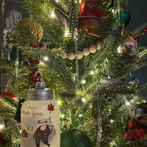 Sardfxul Wood Bead Garland Boho Style to Your Farmhouse Holiday, or  Christmas Tree Décor 