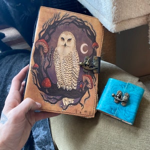 Travel Journals Vintage Handcraft Embossed Owl Antique Diary Notebook ...