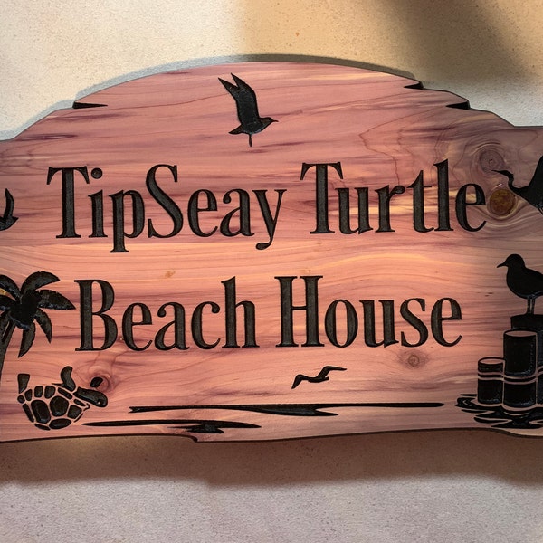 Custom Wood Signs for Outdoors Beach House Lake House Personalized ...