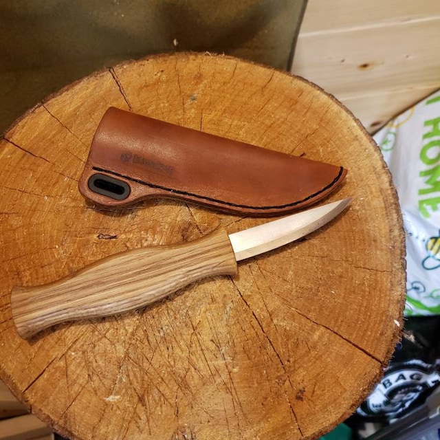 BeaverCraft Wood Carving Sloyd Knife with Oak Handle – Buckleap