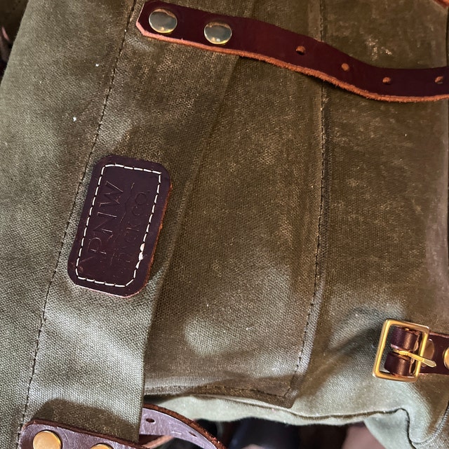 Haversack - Handmade in USA - Wax Canvas Shoulder Bag