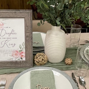 Birthday Wedding Name Tags, Wedding Table Decor, Wedding Place Names