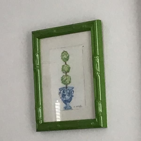 Green Bamboo Picture Frame Enamel Finish, 3x5, 4x6, 5x7, 8x10, 11x14 ...