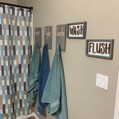 Bathroom Decor for Kids Towels, Christmas Gift, Back Pack Hooks, Kids ...