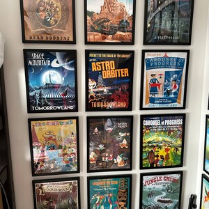 ビッグサンダーマウンテンポスター ディズニーアトラクション