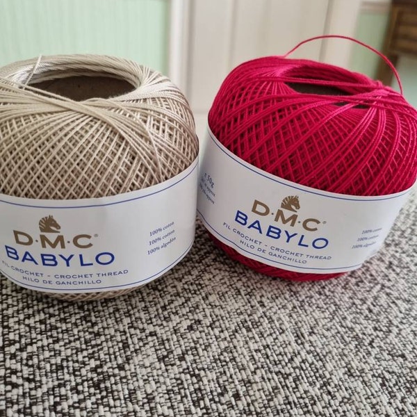 DMC Crochet Babylo Fine Cotton Yarn 50g Size No.10 - Etsy