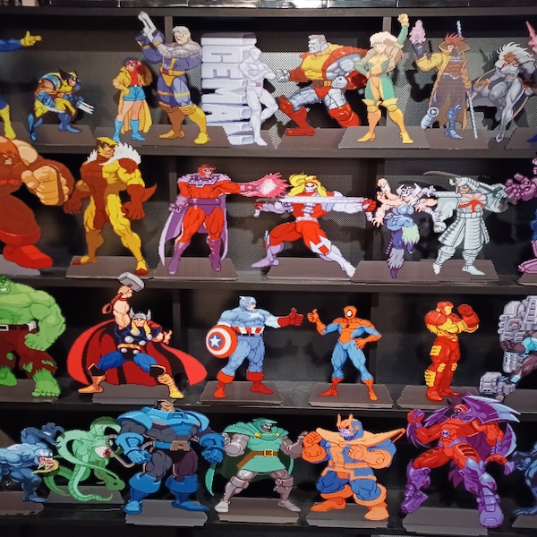 Marvel Vs Capcom 2 Sprites - Arcade Video Game Inspired - Etsy