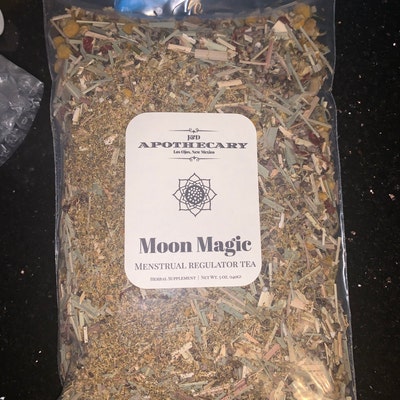Moon Magic Menstrual Regulator Tea Blend 5 Oz. - Etsy